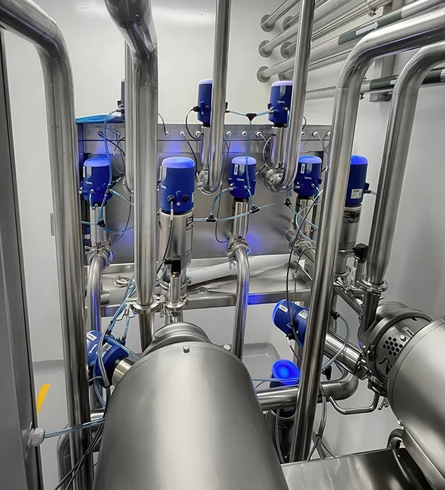 CIP farmacéutico y automatización de trasiego 